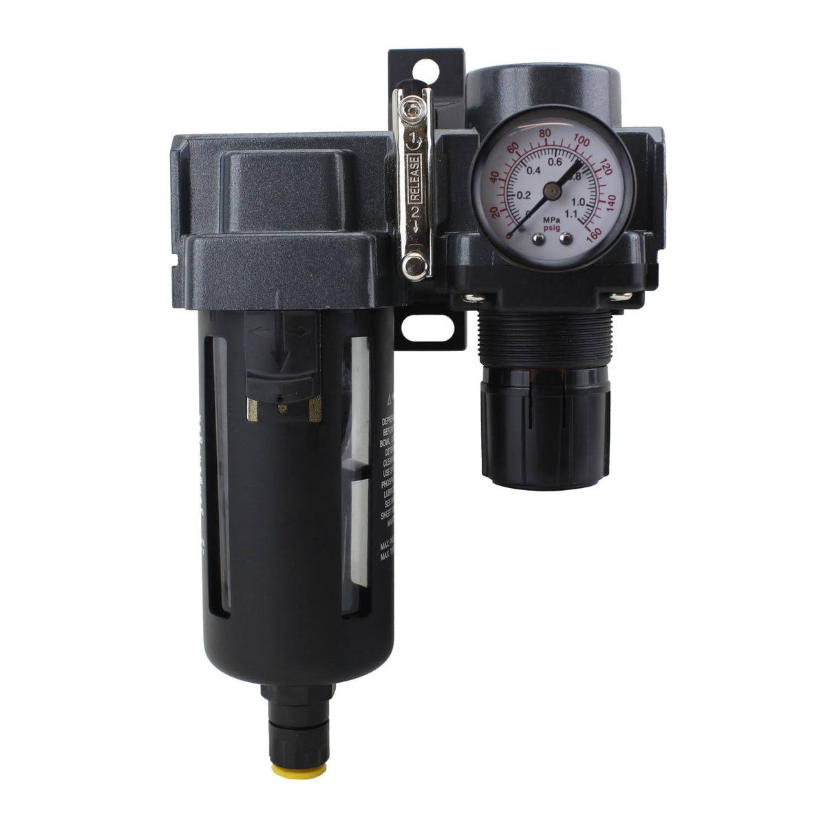 3/8in NPT Polycarbonate Air Filter Regulator U31305