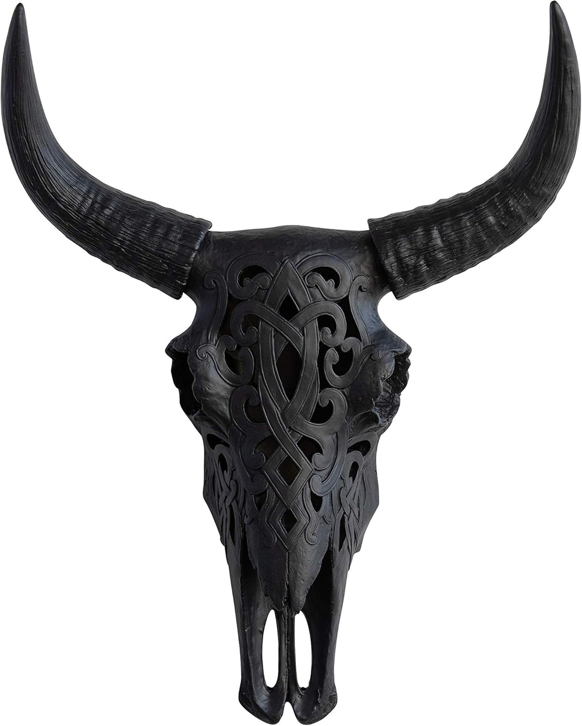Faux Decorative Carved Cow Skull Wall Mount Q831877