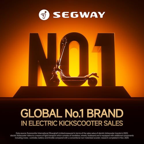 Electric Scooter, 20 MPH, 44-Mile Range, Self-Sealing Tubeless Tires, Front Hydraulic & Rear Elastomer Suspension E4622