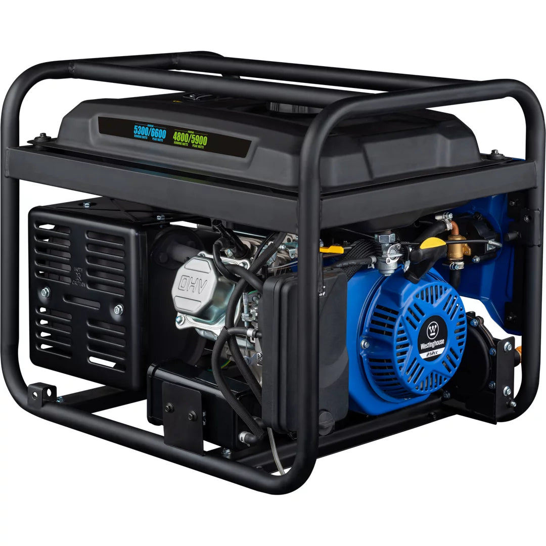 6600 Peak Watt Dual Fuel Portable Generator U7362