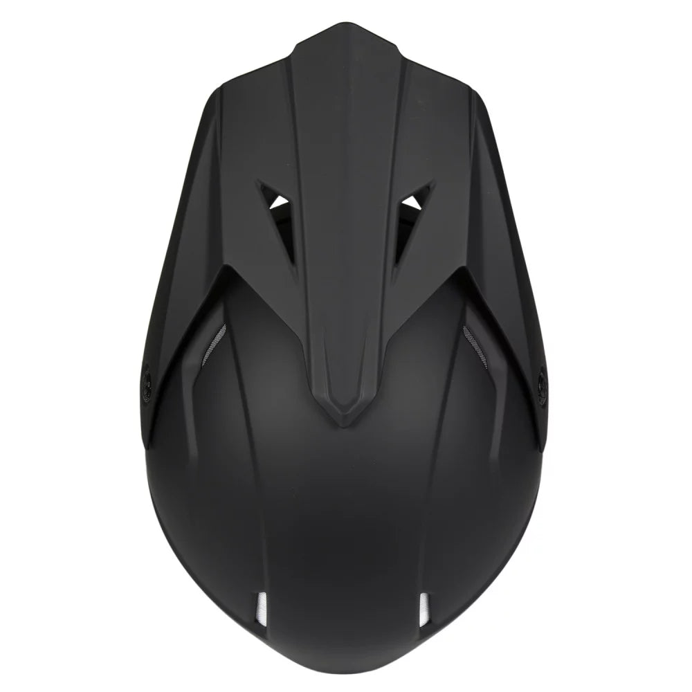 Open Face Helmet DOT Approved Matte Black XL C1214