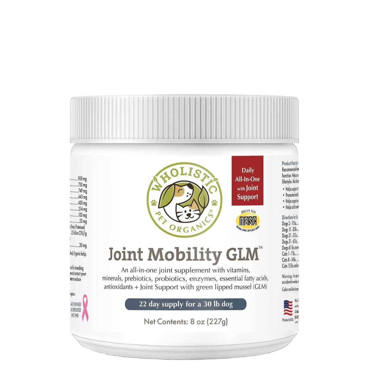Joint Mobility with Green Lipped Mussel Pet Supplies A7061