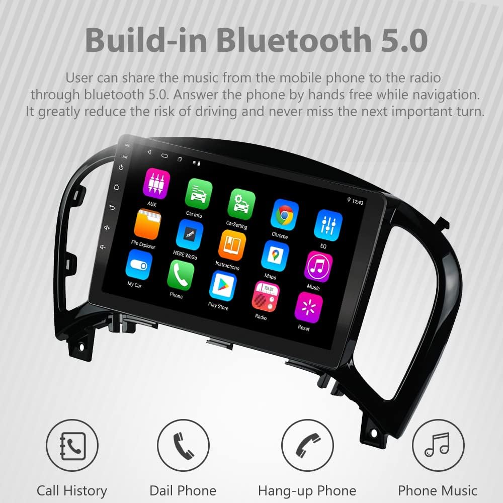 Android 11 9 inch Capacitive Touch Screen Car Radio Y6486