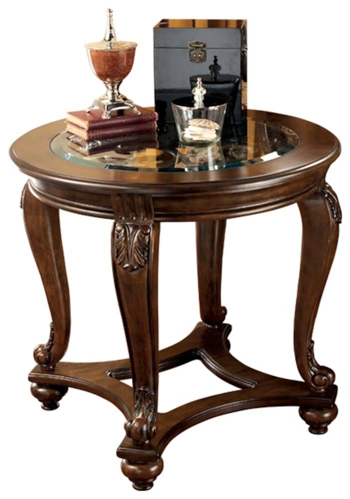 Dark Brown End Table A2015