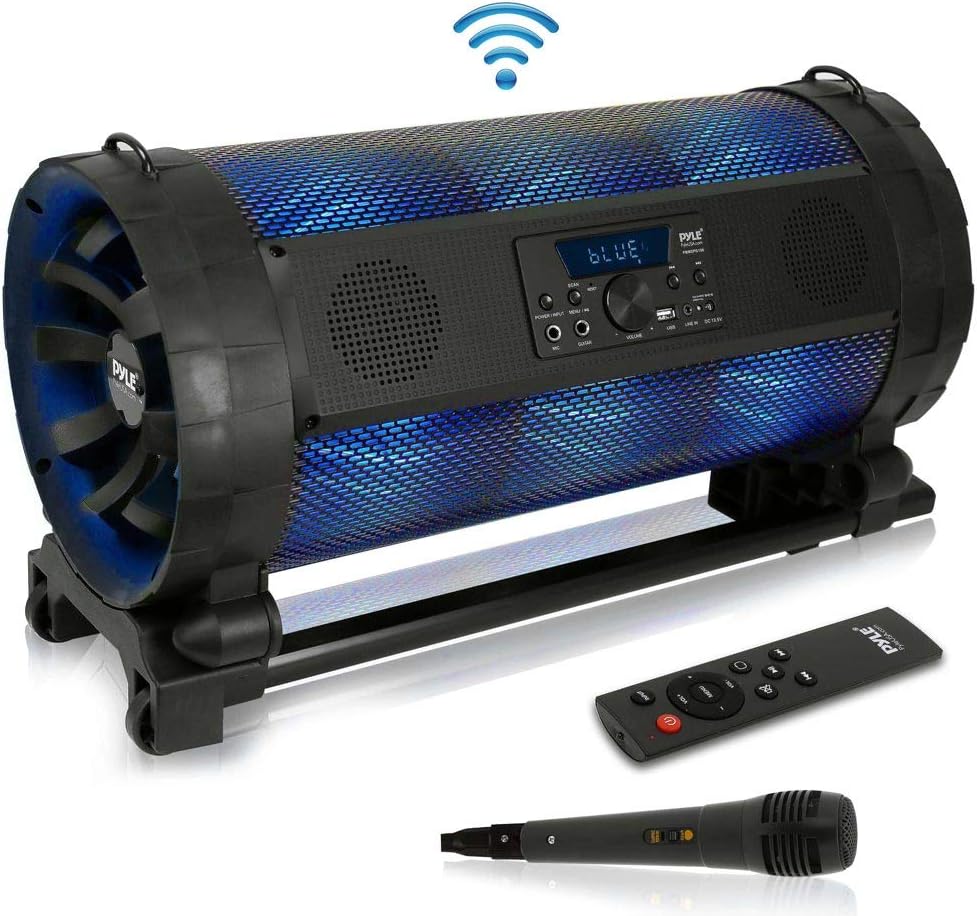 500W 2.1Ch Rechargeable Bluetooth Boombox Speaker with LED E256629