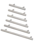 Contemporary Kitchen Cabinet and Drawer 6x22 Pulls Distressed Antique Pewter J7984