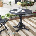Dark Slate Gray Round Accent Table I271944