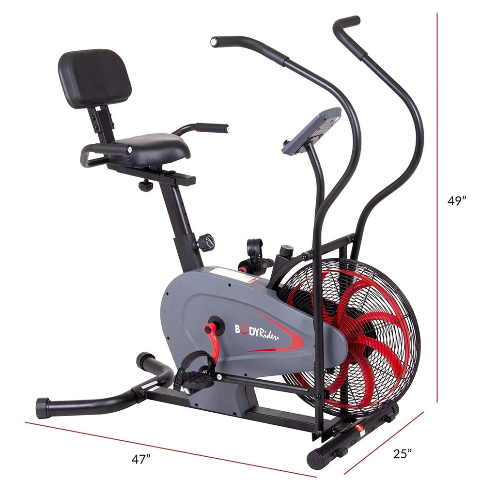 Upright Fan Bike with Heart Rate Monitor I75008