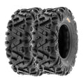 All Terrain ATV UTV Tires 25x10-12 6 PR Pair of 2 Z600006