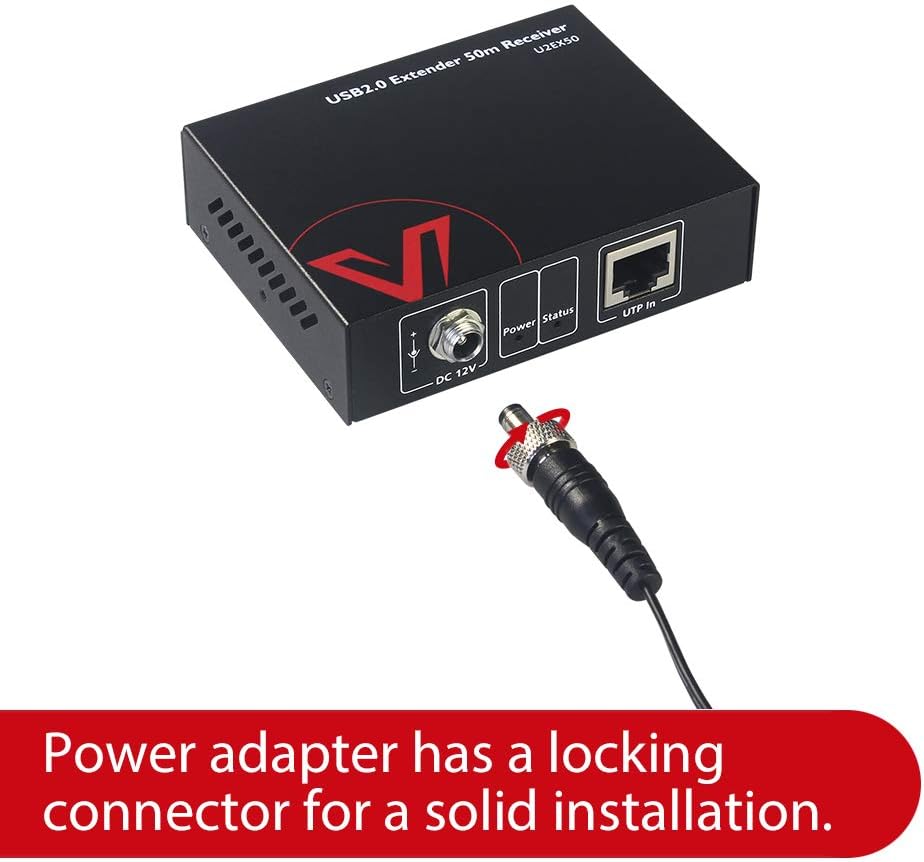 USB Extender Over Cat5e/6, 4 USB 2.0 Ports, Pack of 2 A839