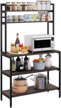 5 Tier Kitchen Microwave Oven Stand with Hutch O238