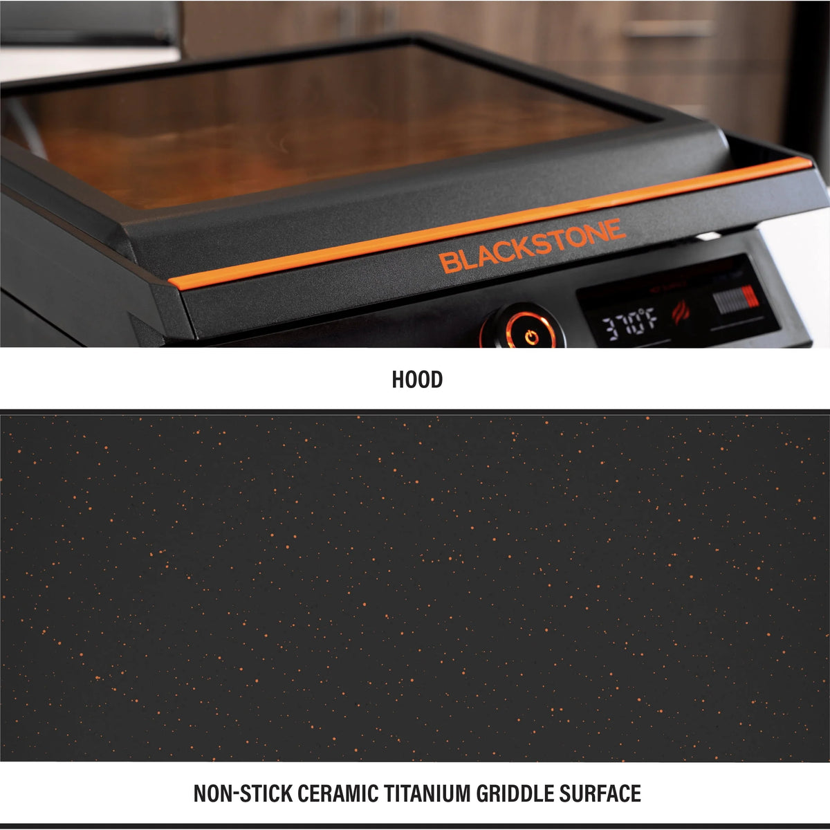 Electric Tabletop Griddle with Hood O250840