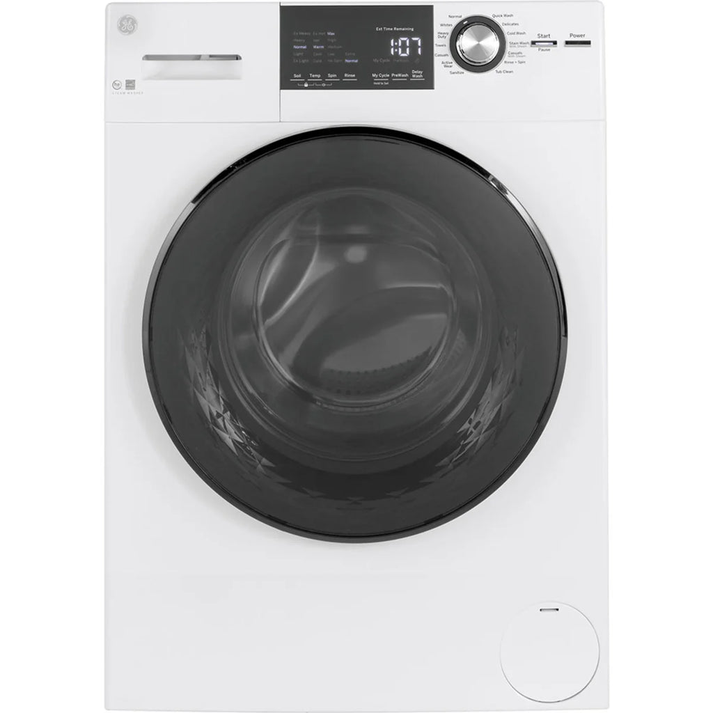 24 In. 2.8 Cu. Ft. White Front Load Washer with Steam W413831