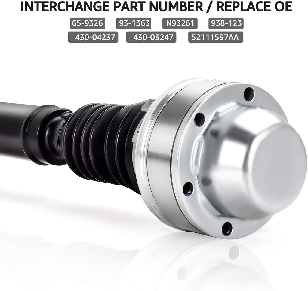 Front Drive Shaft Assembly Compatible with V6 3.7L 2002-2007 Jeep Liberty 4x4 O7578