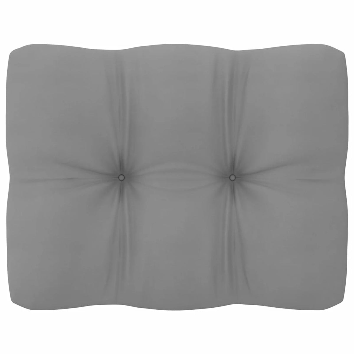 6 Piece Gray Cushioned Corner Sofa and 2 Middle Sofas with 2 Footstool Pinewood Sectional Outdoor Furniture Set K1903