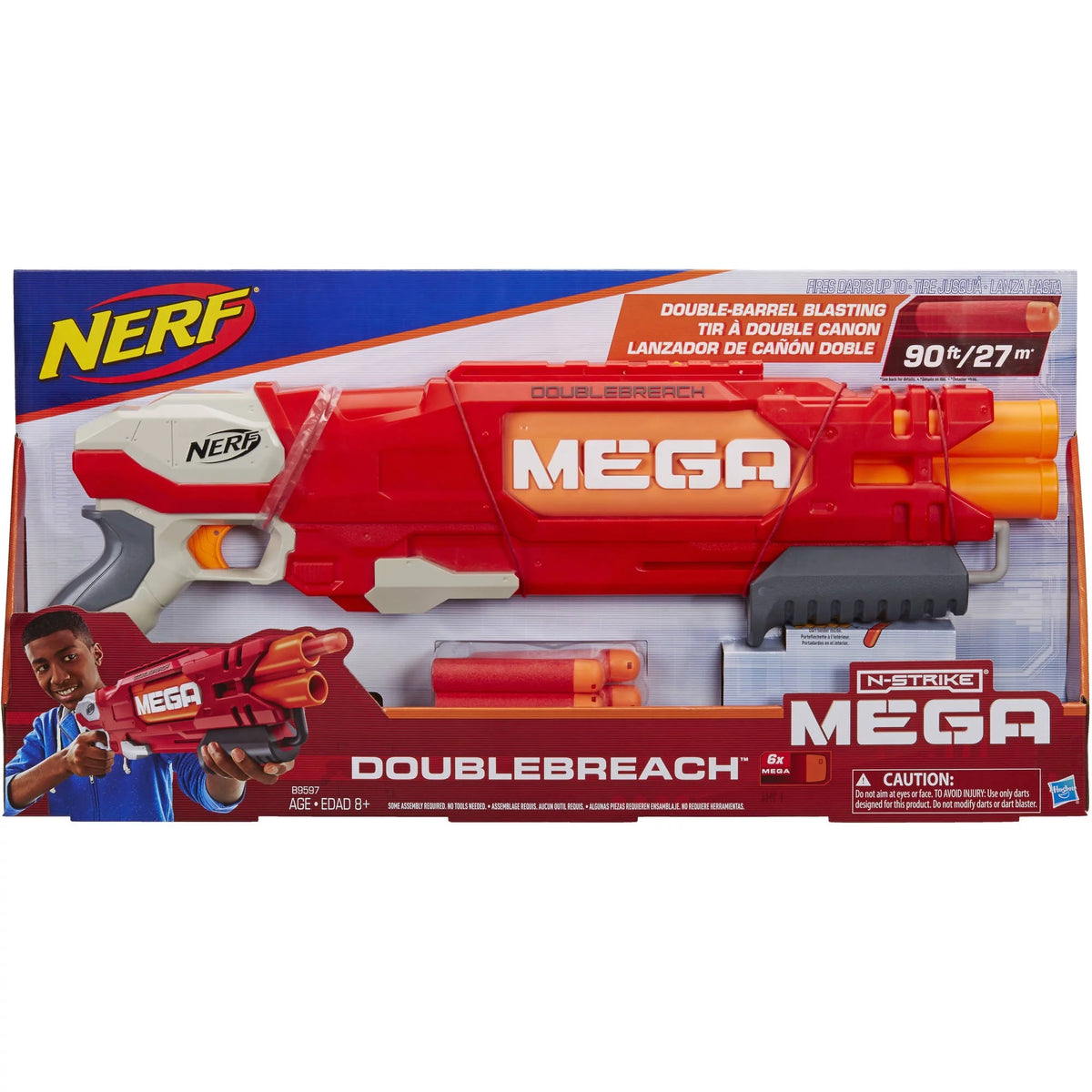 Nerf Mega Blaster with 6 Darts U85744