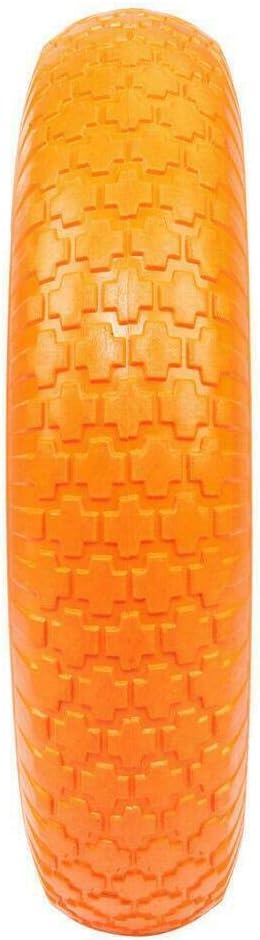 16 Flat Free Solid Foam Wheelbarrow Tire 5/8 Axle G175