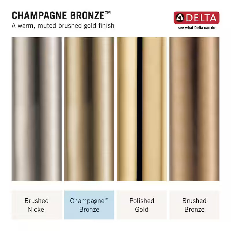 8 in. Widespread Double Handle Bathroom Faucet in Champagne Bronze N7612