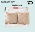 Set of 2 Soft Plush Velvet Decorative Throw Pillow Covers Square Cushion Case J20640