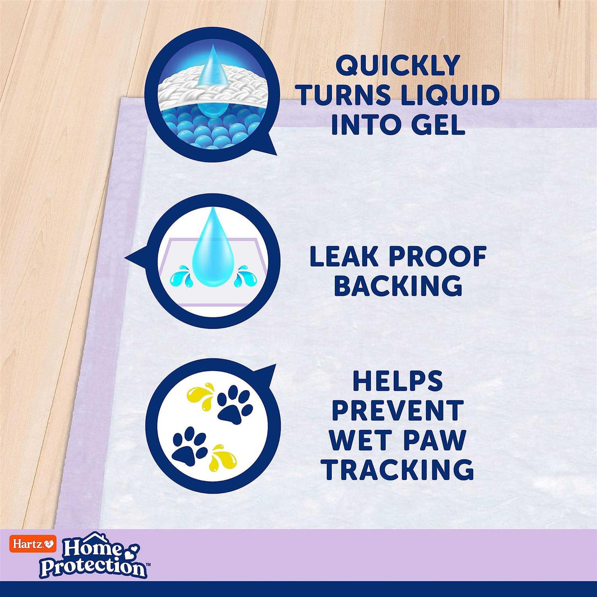 Lavender Scent Odor Eliminating Dog Pads F441211