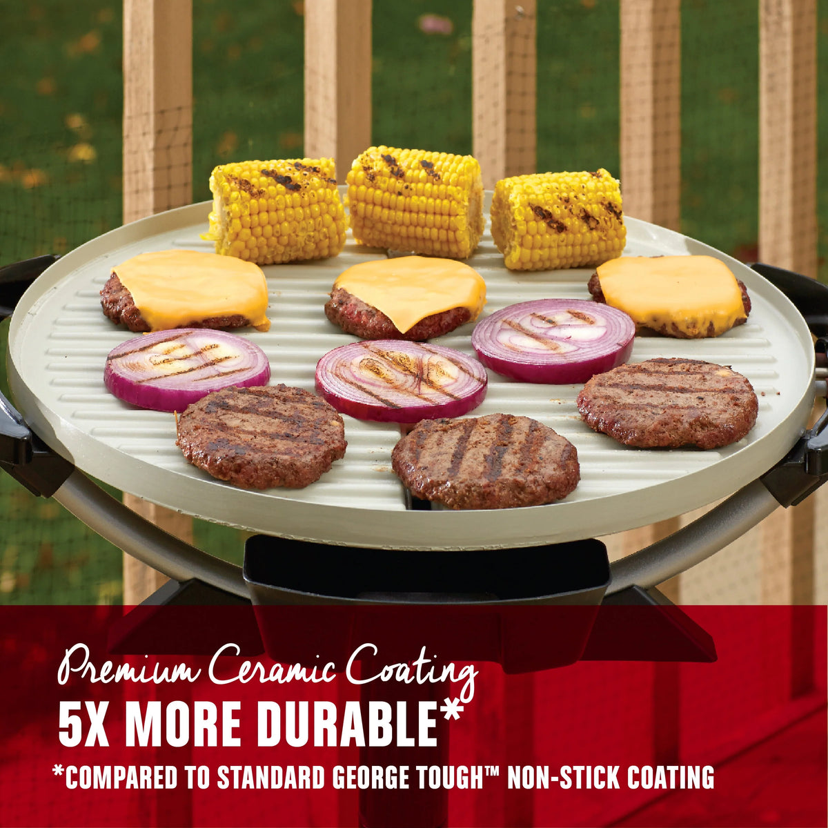 Electric Grill with Ceramic Plates S308965