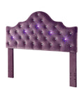 Tufted Fabric LED Headboard X44752