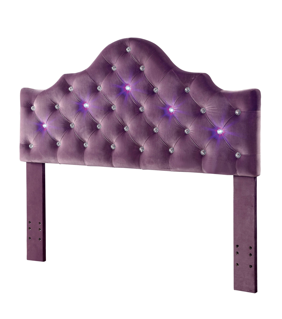 Tufted Fabric LED Headboard X44752