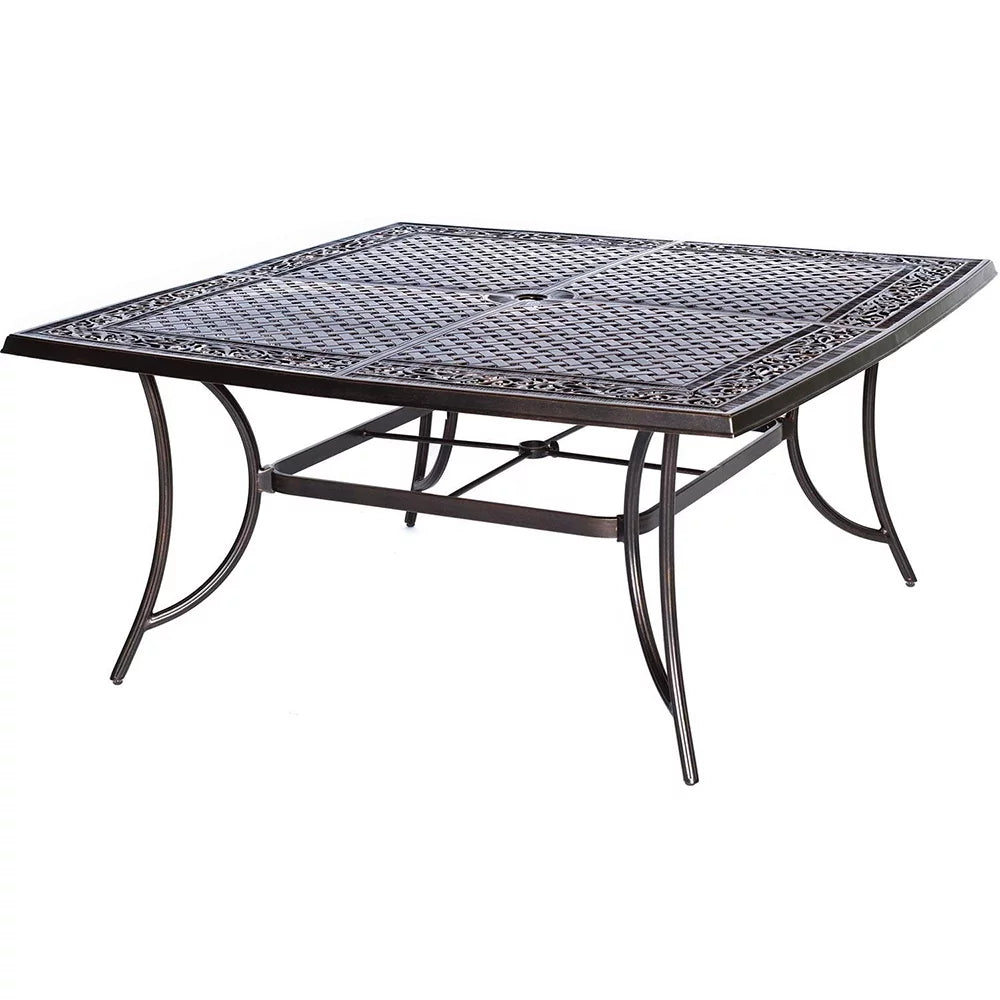 9-Piece Aluminum Outdoor Dining Set with Square Table O468159