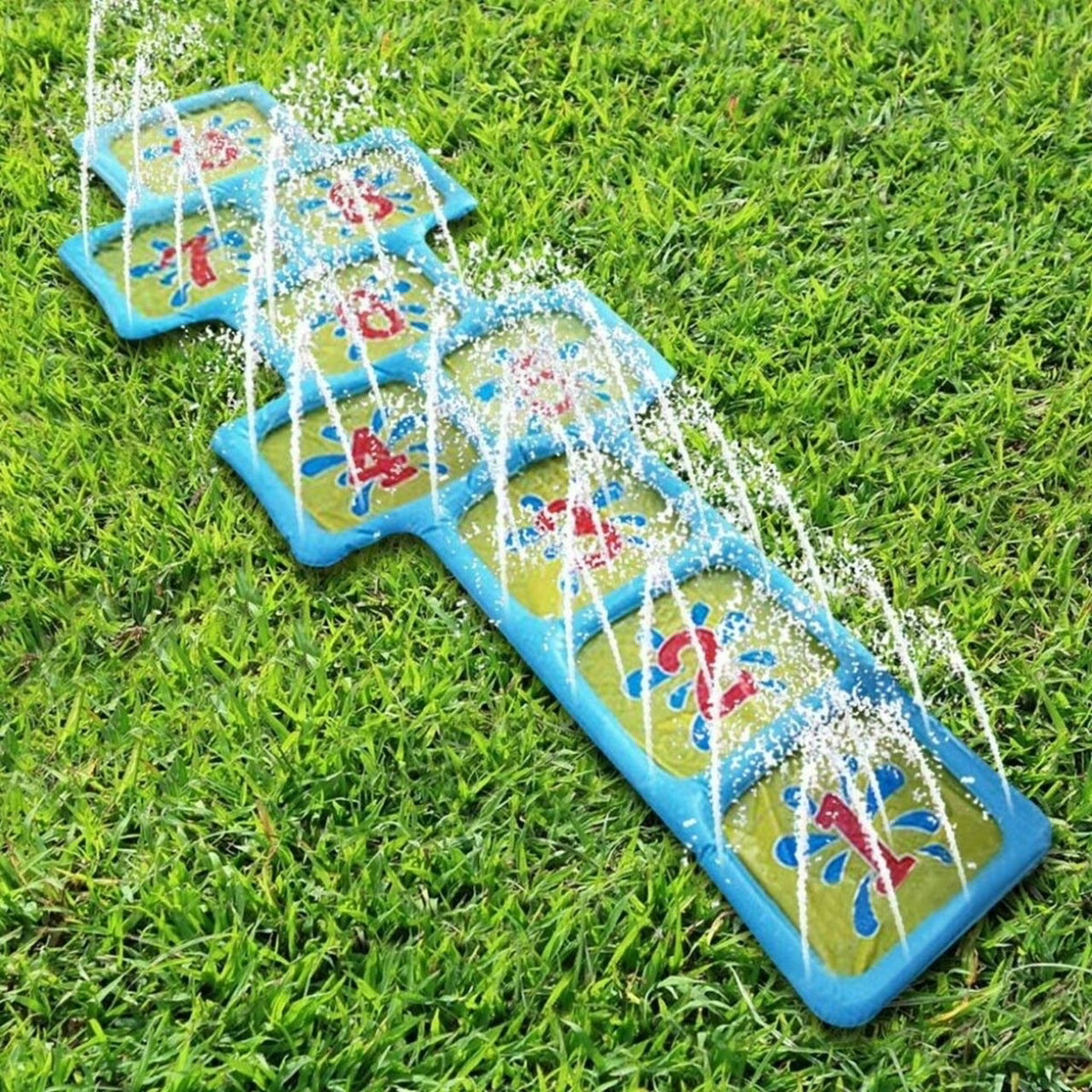 Inflatable Outdoor Hopscotch Sprinkler Mat P333337