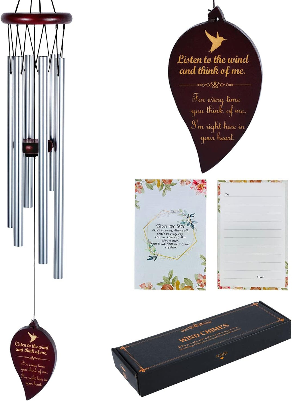 Sympathy Wind Chimes, 26 Inches, Pack of 2 A941