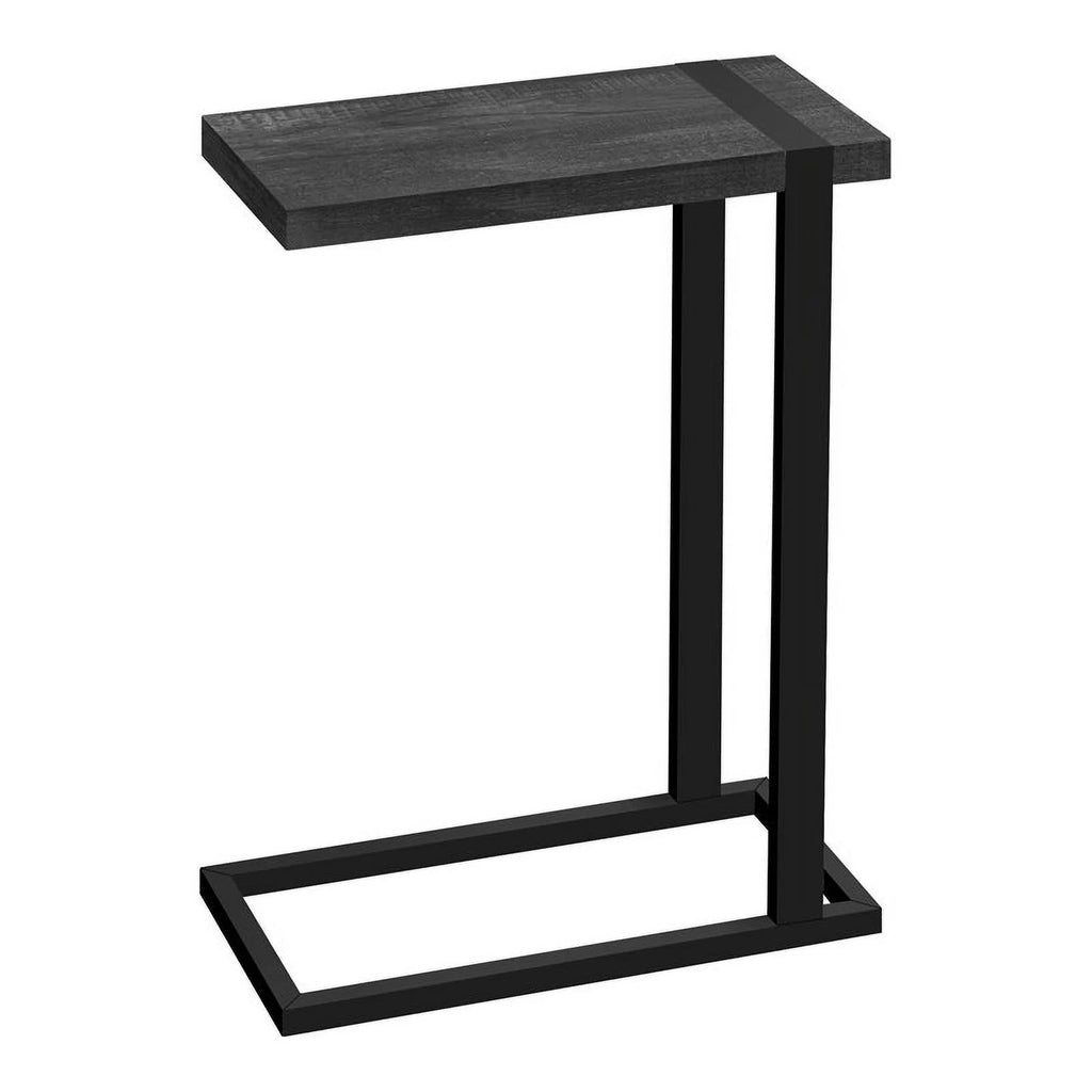 Black Rectangular Farmhouse Wood Side Table S57931