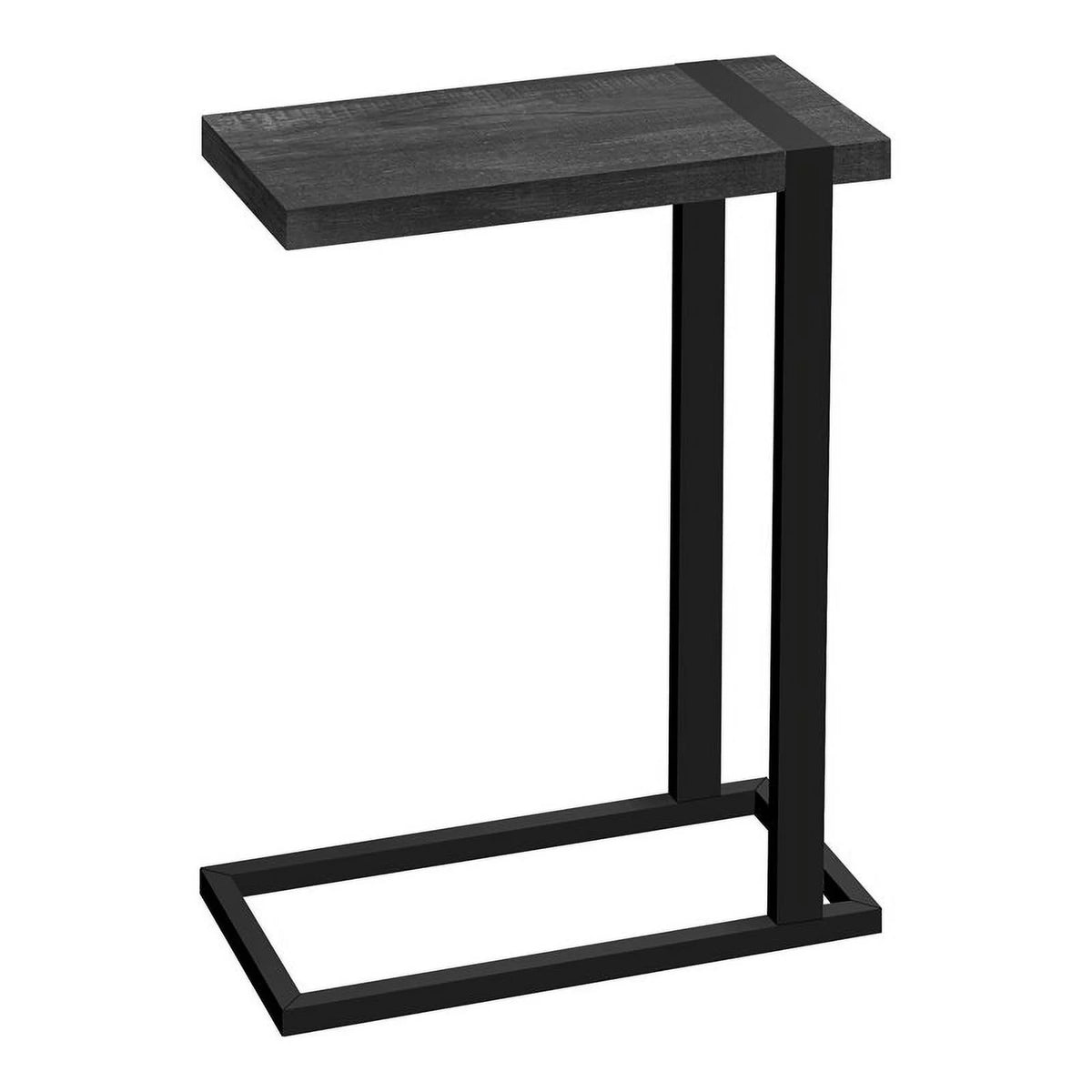 Black Rectangular Farmhouse Wood Side Table S57931