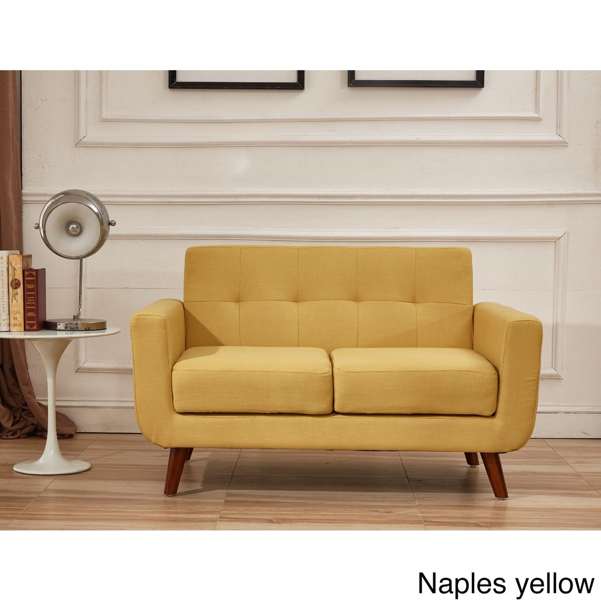 Blue Fabric Loveseat Q5690