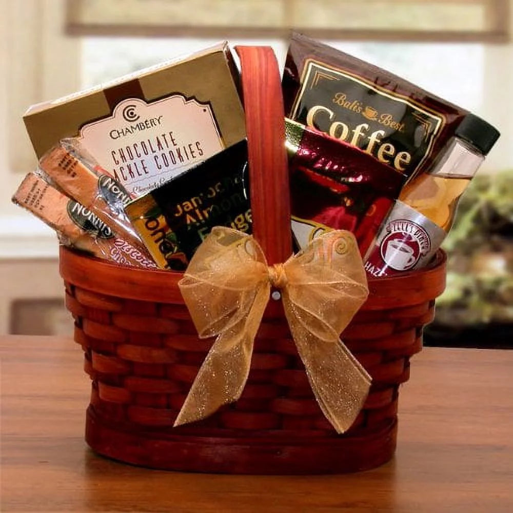 Coffee and Biscotti Snack Basket M832