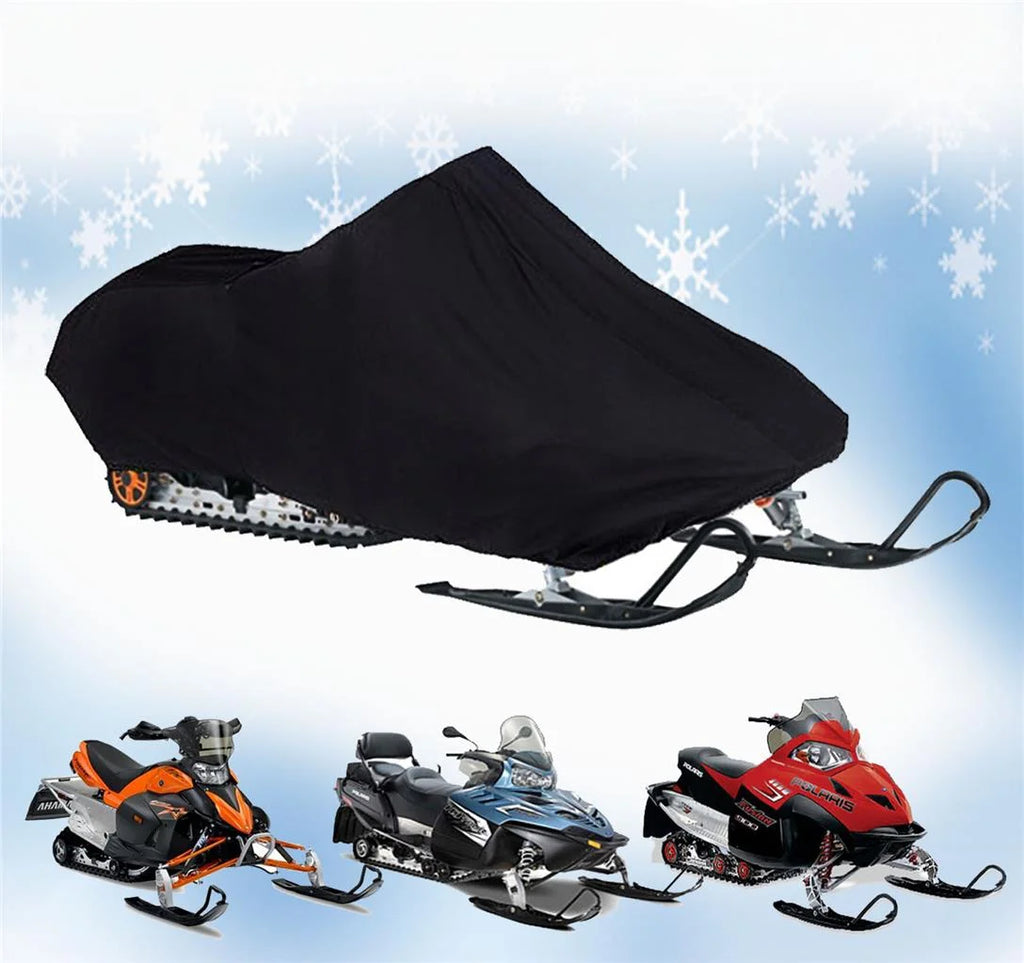 200 Denier All Black Snowmobile Cover J5586