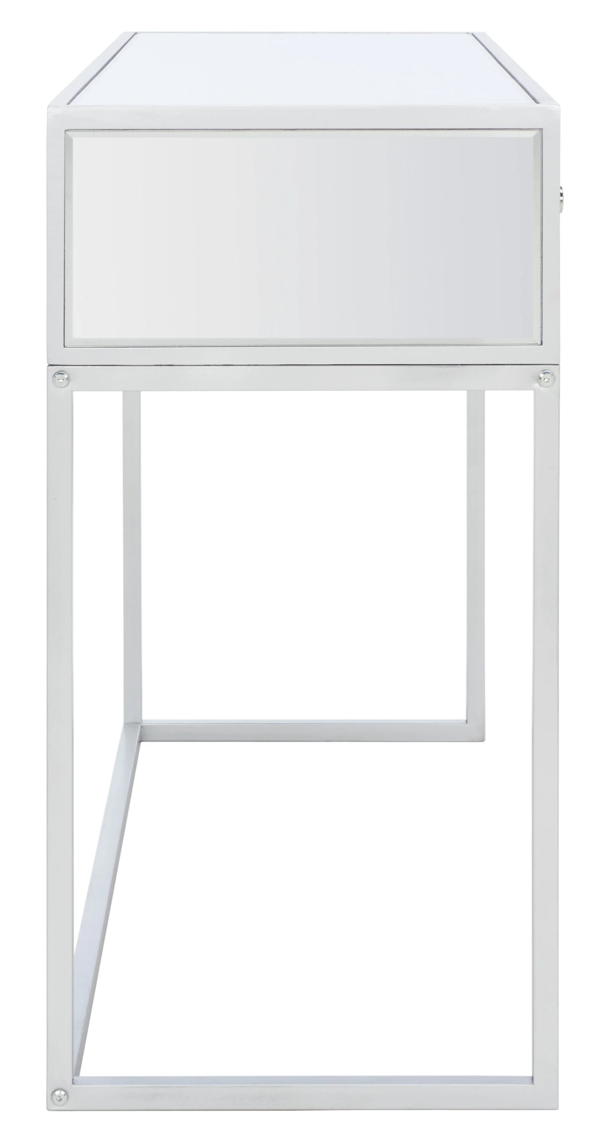 2 Drawer Mirrored Desk E793627