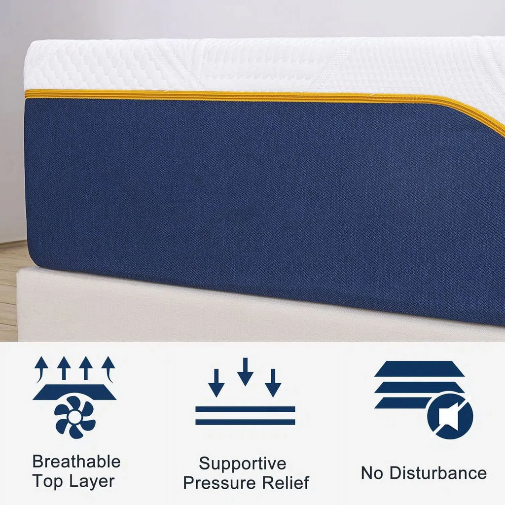 Queen Size Medium Gel Memory Foam Mattress E62765