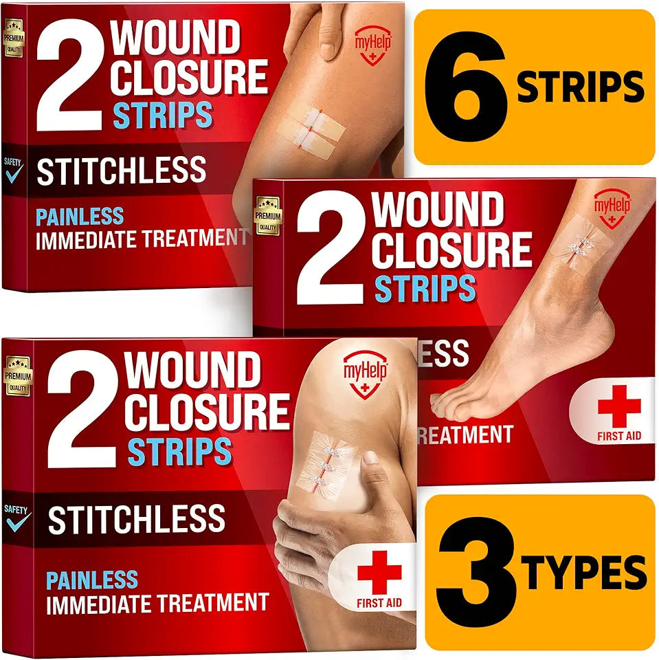 Emergency Wound Closure Strips 6 Count K555