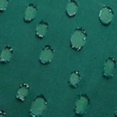 Green Tie Zippered Glitter-dot Pouf Sleeve Surplice Neckline Midi Fit Flare Dress O407038