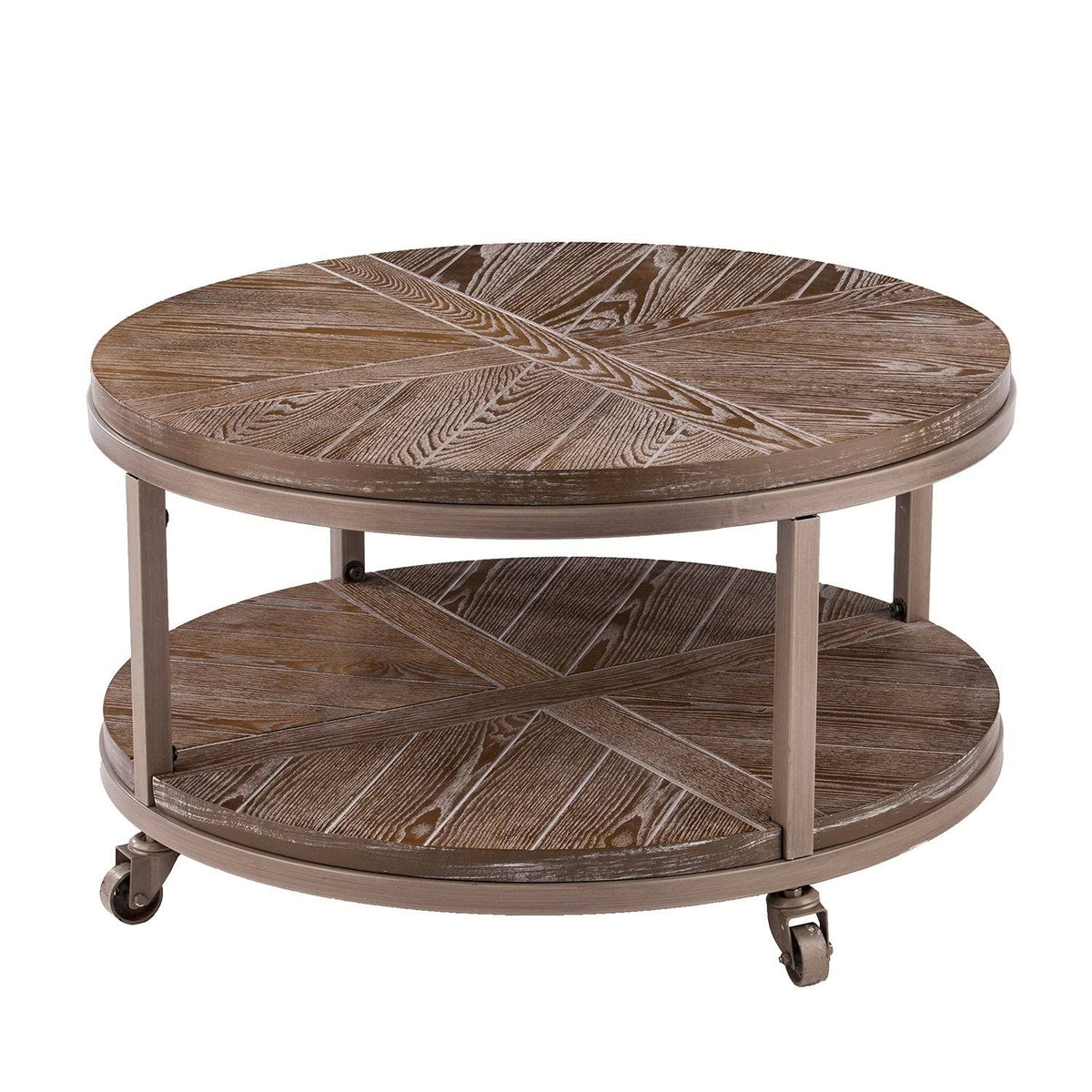 Industrial Brown Wood Cocktail Table W55000