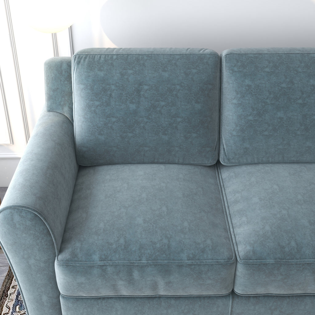 Grey Velvet Loveseat Sofa Covers A17048