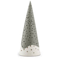 Olive Green Tealight Candle Cone L1637