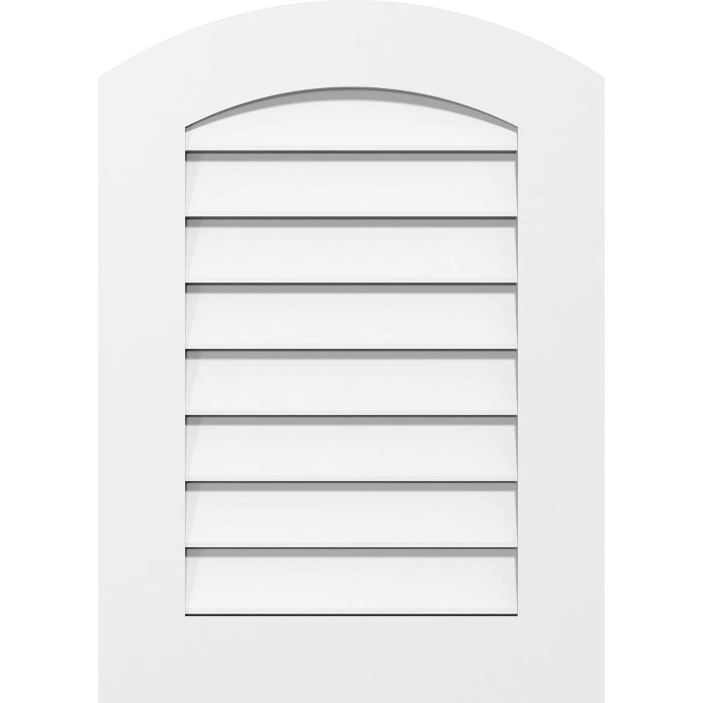 Arch Top Surface Mount PVC Gable Vent V87644