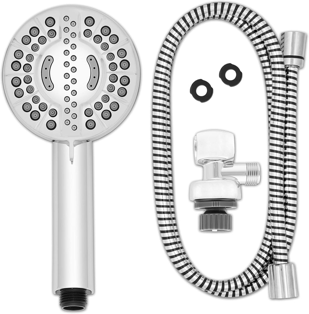 Chrome Hand Held Shower Head with PowerPulse Massage G848685