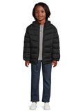 Boys Packable Puffer Jacket with Hood G3196