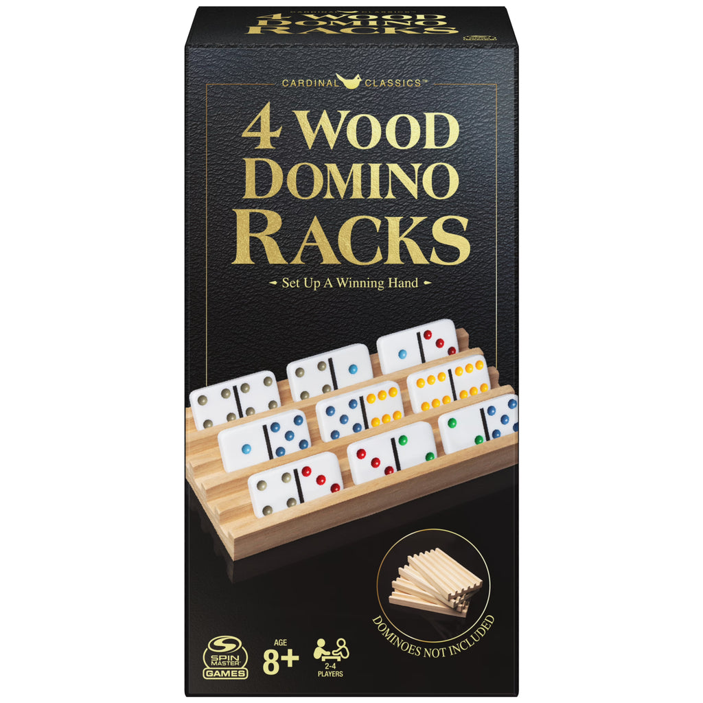 Wood Domino Racks, Set of 4 Z3684