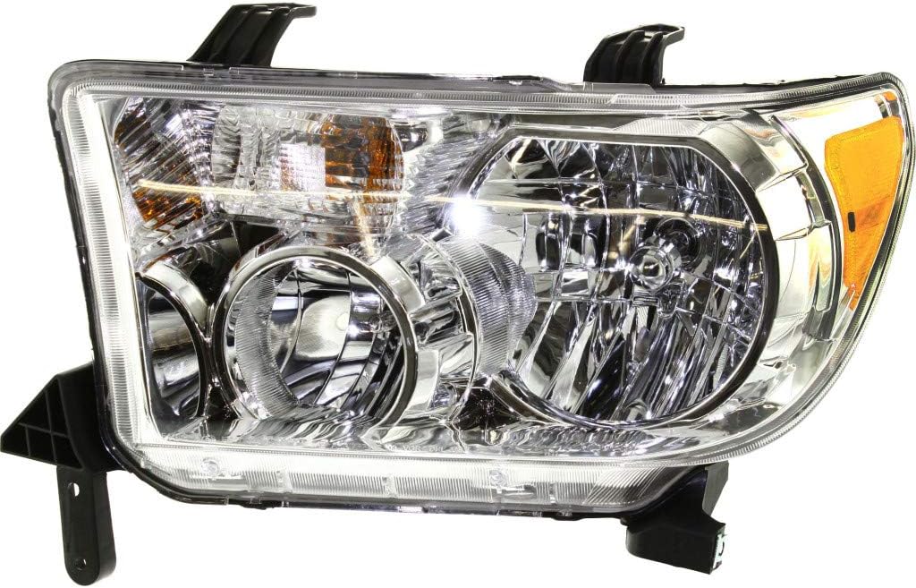Headlight Assembly for Toyota Sequoia 2008-2017 Driver Side with Bulbs S127