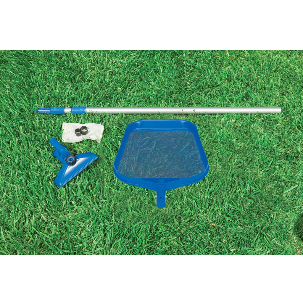 12' x 2.5' Round Pool with Filter Pump and Cleaning Kit Y16283