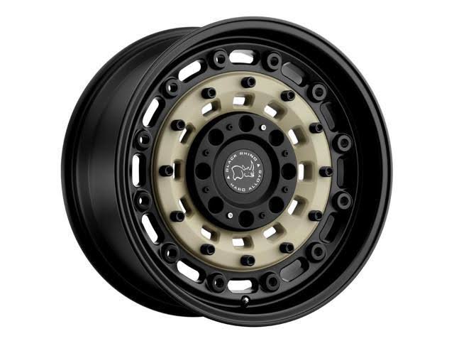 Black Rhino Arsenal 17x9.5 +12 Sand on Blk Wheel Rim K69412