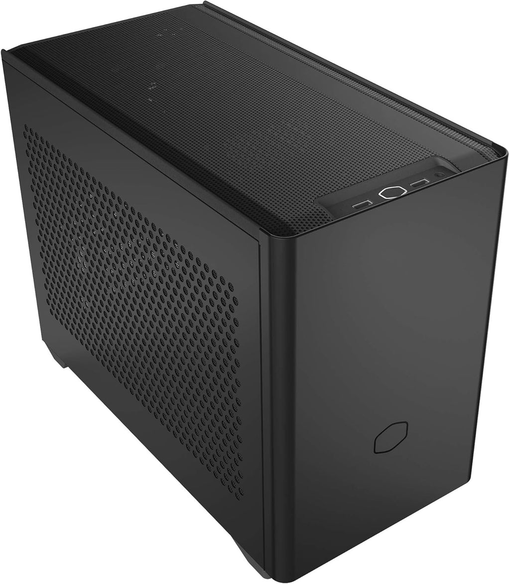 White SFF Mini-ITX Case with Tempered Glass Panel T806514